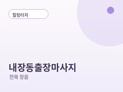 정읍 내장동 출장마사지