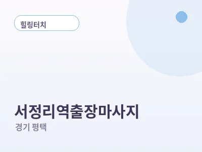평택 서정리역 출장마사지