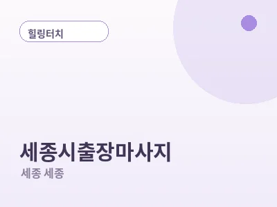 세종 세종시 출장마사지